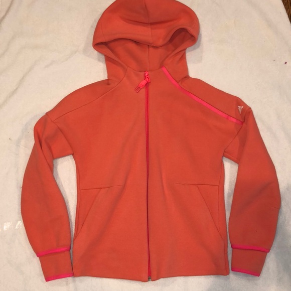 GIRLS ADIDAS ZIP UP JACKET - Picture 1 of 4